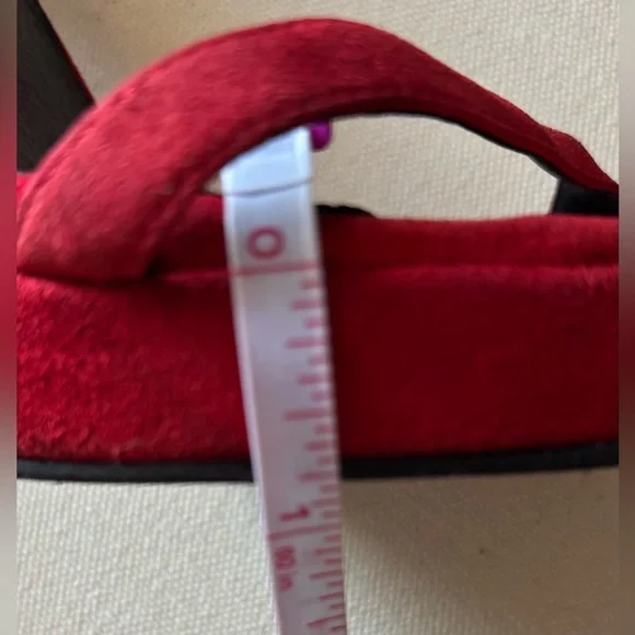 Jeffrey Campbell Red Stiletto Heels Ankle Strap - Picture 10 of 11